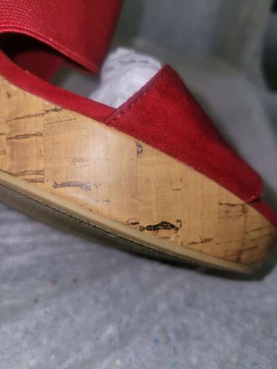 CANDY APPLE RED WEDGES - Thumbnail 5