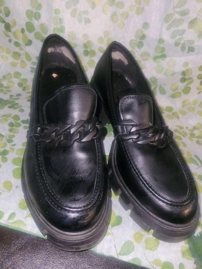 Black Platform loafers - Thumbnail 4