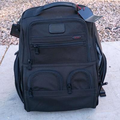 TUMI Alpha 3 Black Compact Laptop Brief Pack - Thumbnail 4