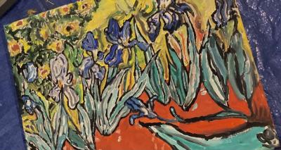 Original New Monet Special GG  11 x 14 Canvas Painting - Thumbnail 2