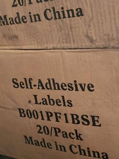 7 BOXES OF SELF ADHESIVE LABELS BOO1PF1BSE - Thumbnail 3