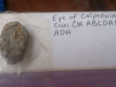 ancient stone type plaginise Coin of calpernia