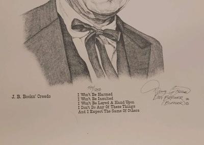 JOHN WAYNE FOUR FACES WEST LITHOGRAPH PRINT BY GIL ORTEGA 19 - Thumbnail 3