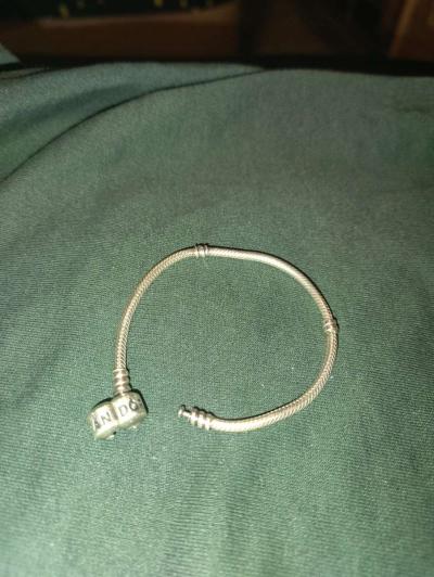 Pandora moments barrel clasp snake chain charm bracelet - Cleveland, Texas