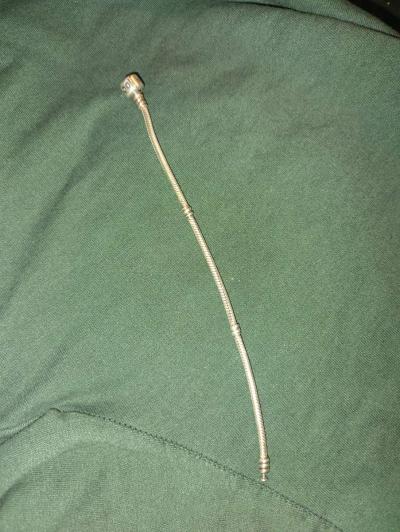 Pandora moments barrel clasp snake chain charm bracelet - Thumbnail 3