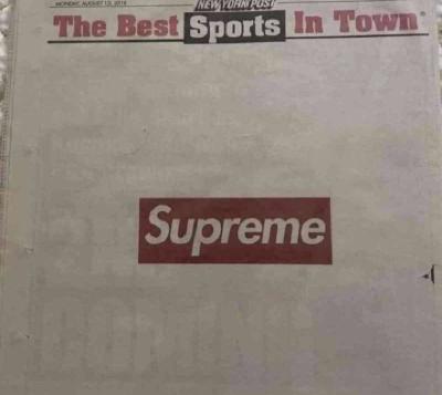 Limited Edition Newyork post Supreme newspaper - Thumbnail 3