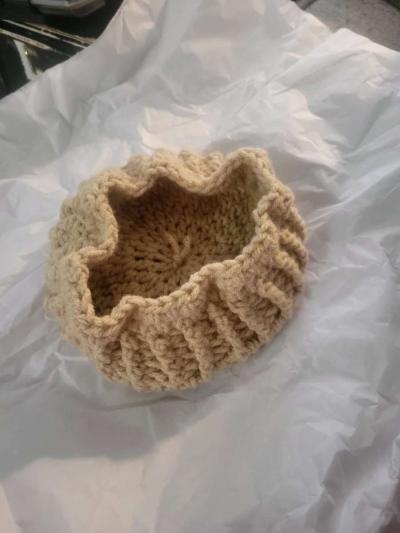 Toddler to kid Baret hat beige - Thumbnail 6