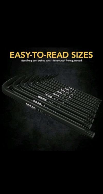 LEXIVON Master Wrench Key Set 35Pc Long Arm Ball End Hex Key - Thumbnail 5