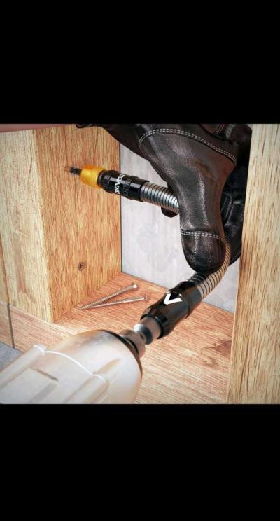 LEXIVON Drill Bit Holder 12Inch Extension QuickRelease with - Thumbnail 3