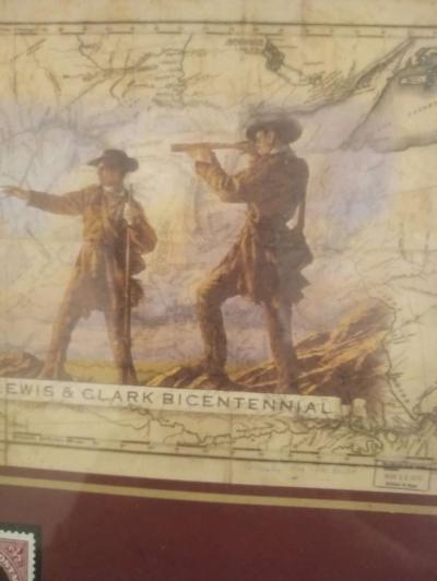Louis and Clark Bicentennial hanging wall picture - Thumbnail 2