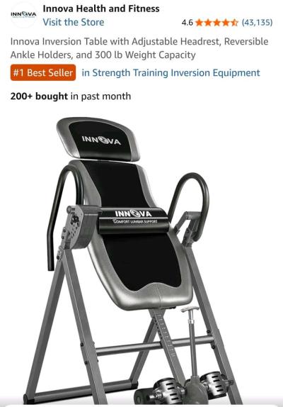 inversion table - Thumbnail 1