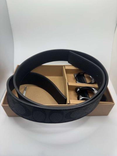 Coach Mens Belt with 2 Buckles - Thumbnail 5