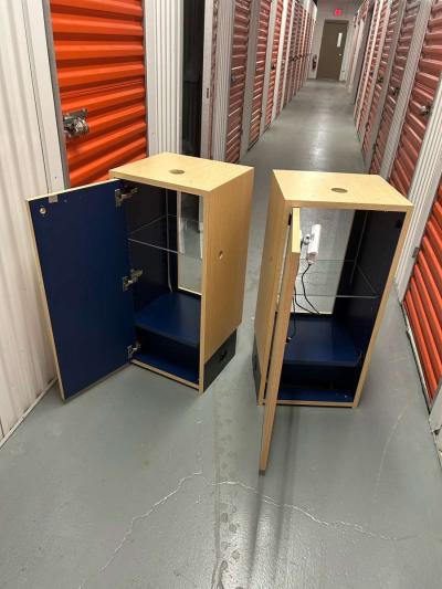 A PAIR OF DISPLAY CASES - Thumbnail 2