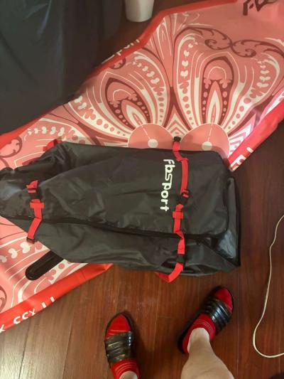 14 FOOT PINK SUP BOARD USED ONCE - Thumbnail 6