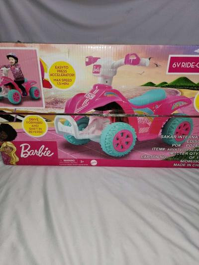 Barbie Atv 6V Ride on - Thumbnail 6