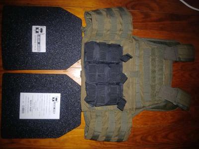 plate carrier with level 3 plates front and back 10x12 - Thumbnail 3