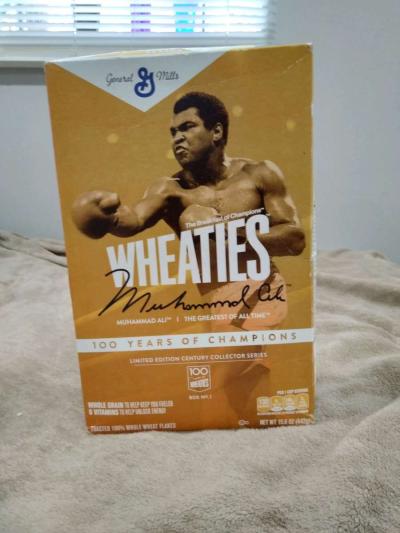 Muhammad Ail On Wheaties Cereal Box - Des Moines, Iowa