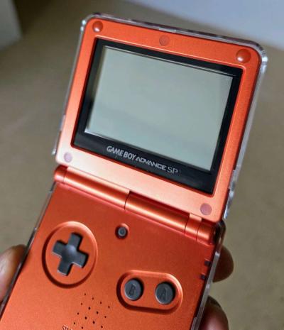 Gameboy advance sp Ags001 Fire red edition - Thumbnail 5