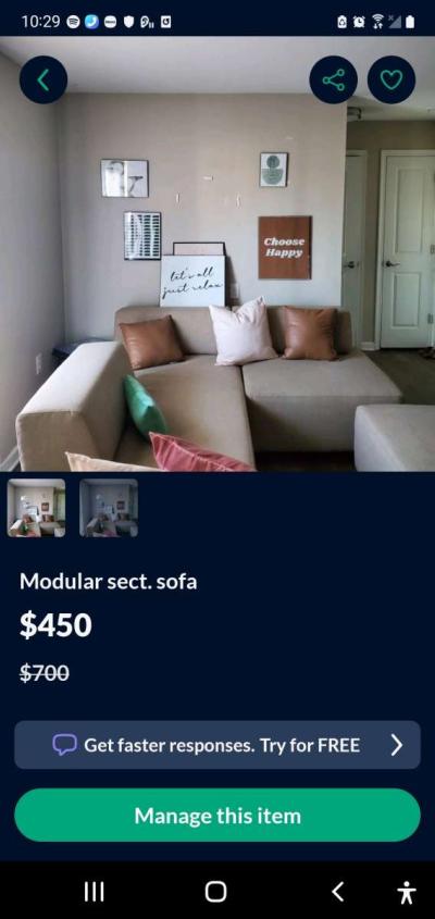 modular sofa - Thumbnail 1