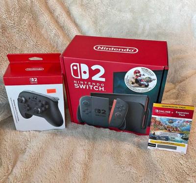 Nintendo Switch 2 Mario Kart Bundle - Thumbnail 1