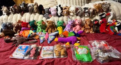 Ty beanie babies authentic retired and never played with - Thumbnail 2