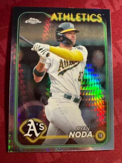 2024 Topps Chrome Ryan Noda 284 Prism Refractor NM - Thumbnail 1