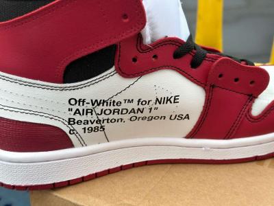 Air Jordan 1 Off White Chicago Red Retro High OG CNC Basketb - Thumbnail 5
