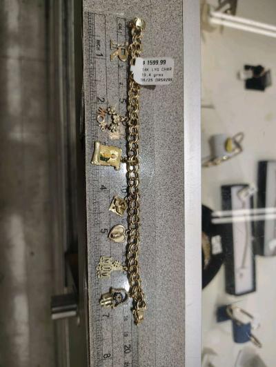 Chino Link Charm Bracelet - Houston, Texas