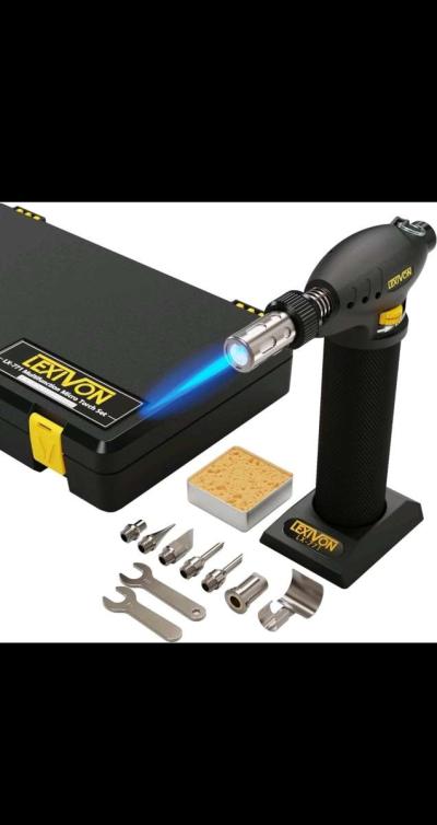 Butane Torch MultiFunction Kit  Premium SelfIgniting Solderi - Thumbnail 4