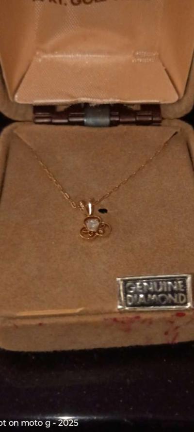 14 kart gold necklace - Thumbnail 2