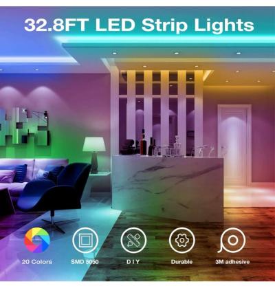 DAYBETTER Led Strip Lights 328ft Kit with Remote and Power - Thumbnail 2