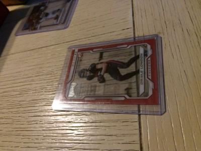Drake London Playoff Acetate Rookie card 400 - Thumbnail 2