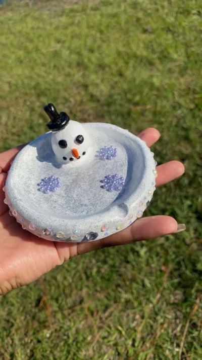Snowman Ashtray - Thumbnail 2