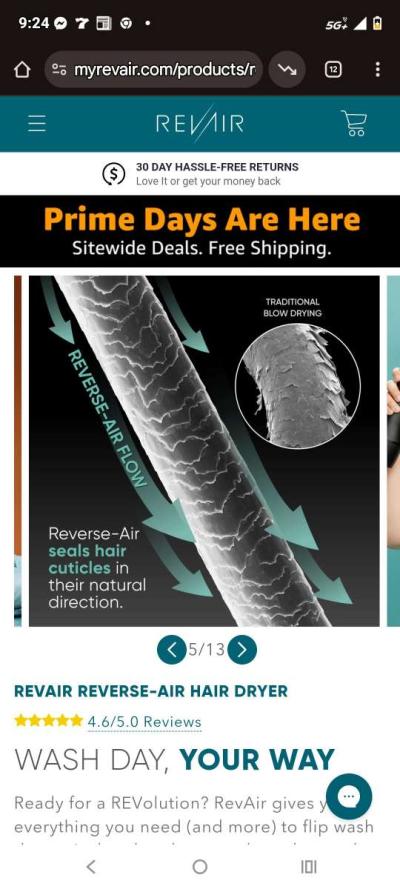 RevAir reversed hair dryer - Thumbnail 2