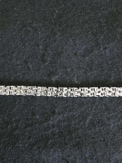 Stainless Steel Double Row Emperor Bracelet - Thumbnail 2