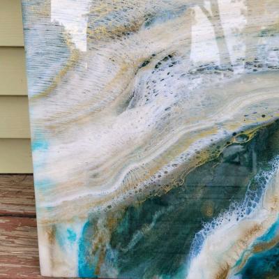 Coffee Table Legs included Could also be wall art - Thumbnail 6