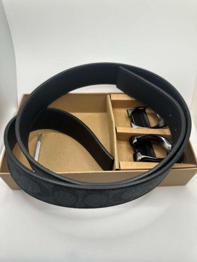 Coach Mens Belt with 2 Buckles - Thumbnail 4