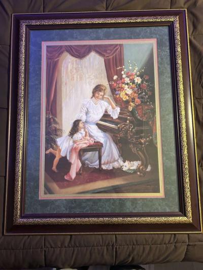 large original vintage painting - Thumbnail 3