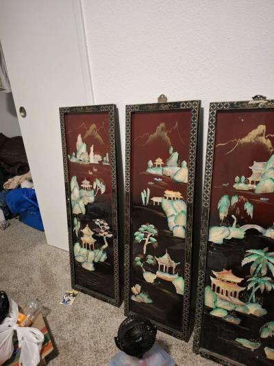 mother of pearl picture set of 4 - Thumbnail 3