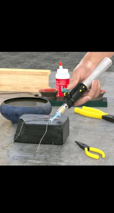 LEXIVON Butane Soldering Iron MultiPurpose Kit Cordless Adju - Thumbnail 6