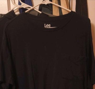 Black short Sleeve Lee shirt - Thumbnail 3