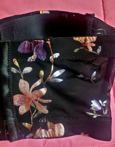 Floral Print Strapless Bra - Thumbnail 2