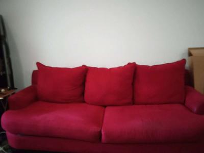 suede sofa