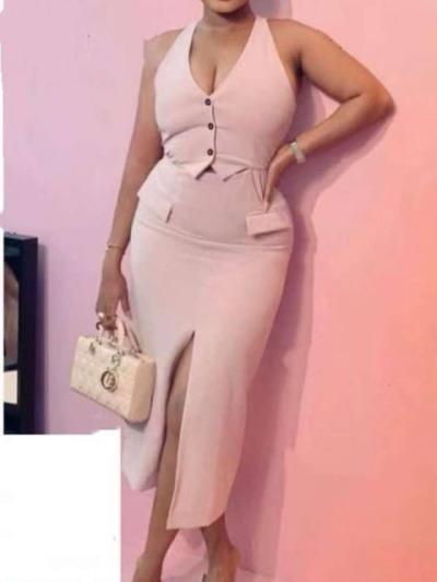 sleeveless dress - Thumbnail 3