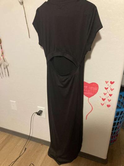 black long dress