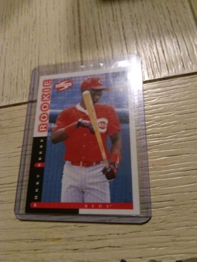 Pokey Reese Rookie score card