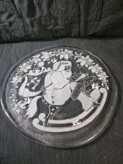 Frosted glass platter - Thumbnail 2