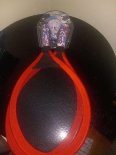 badminton set and tennis