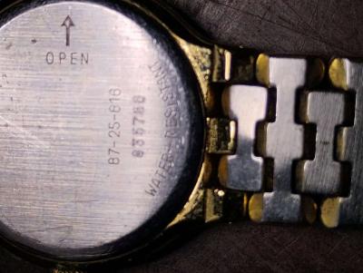 MOVADO Museum Gold and Stainless Steel Ladies Watch - Thumbnail 4