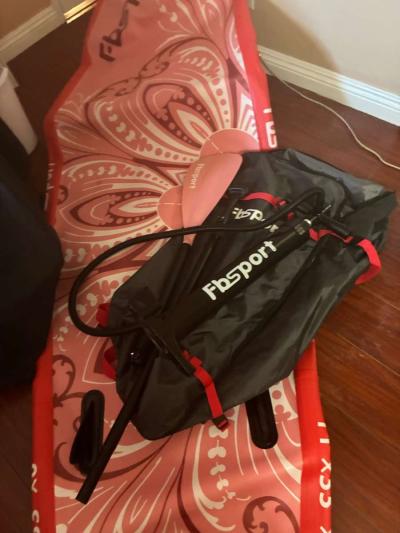 14 FOOT PINK SUP BOARD USED ONCE - Thumbnail 2